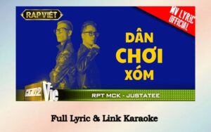 Lời bài hát Dân Chơi Xóm